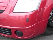 photo of bumper damage